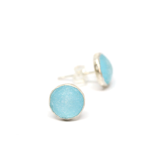 Cheerful Silver Stud Earrings