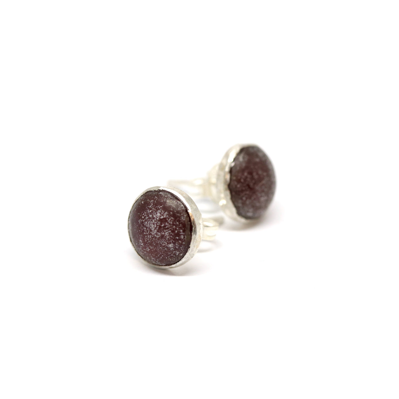 Cheerful Silver Stud Earrings