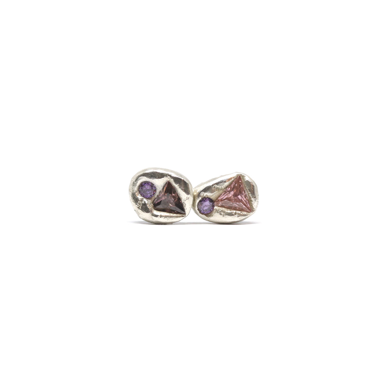 Fruit Bowl Studio. Melt Studs. Earrings made in Wanaka.