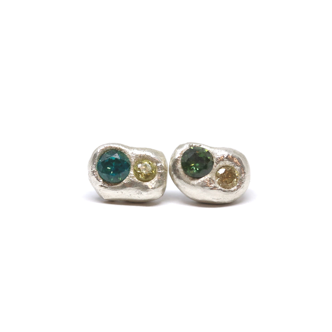 Fruit Bowl Studio. Melt Studs. Earrings made in New Zealand