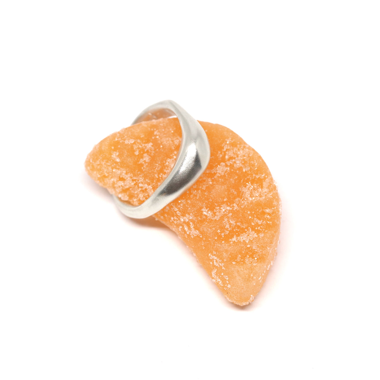 A curvy sterling silver ring. This ring was hand made in Wānaka, New Zealand by designer and jeweller Briar Hardy-Hesson.