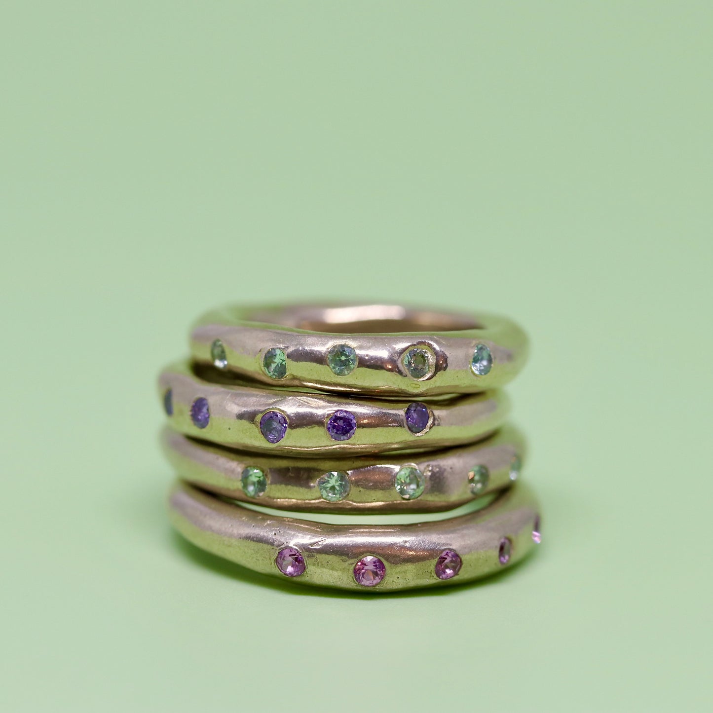 Bronze Stacker Rings