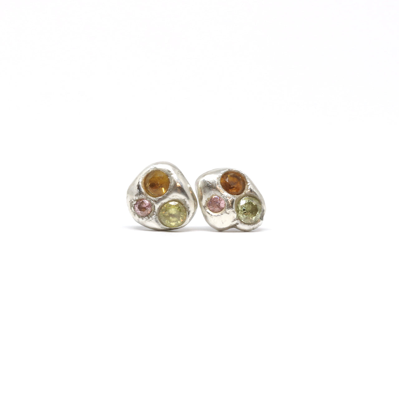Fruit Bowl Studio. Melt Studs. Earrings made in Wanaka.