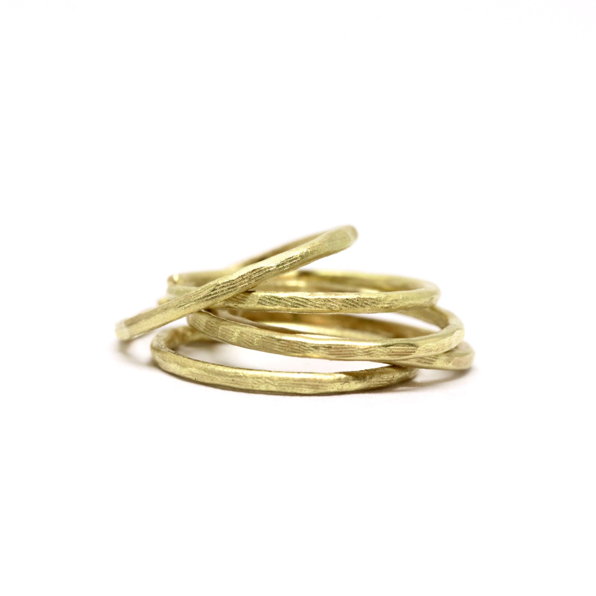 Hand forged gold nose ring. Made in Wanaka, New Zealand.