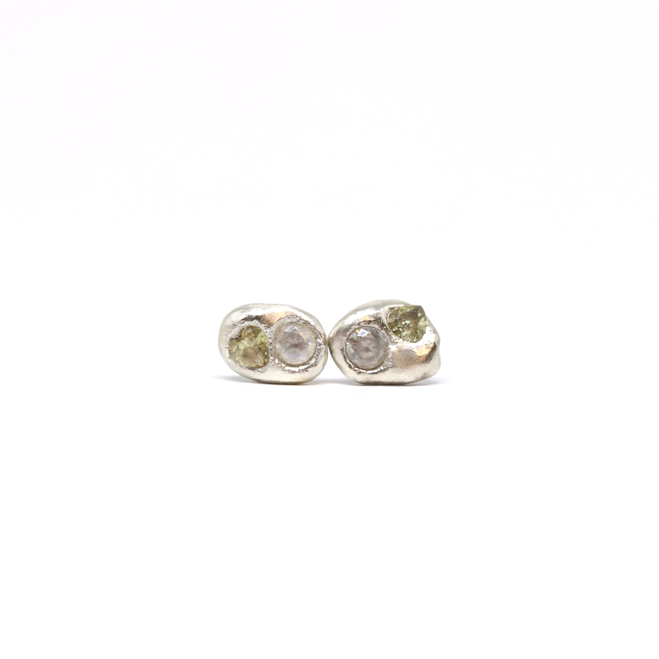 Fruit Bowl Studio. Melt Studs. Earrings made in New Zealand