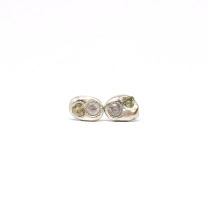 Fruit Bowl Studio. Melt Studs. Earrings made in New Zealand