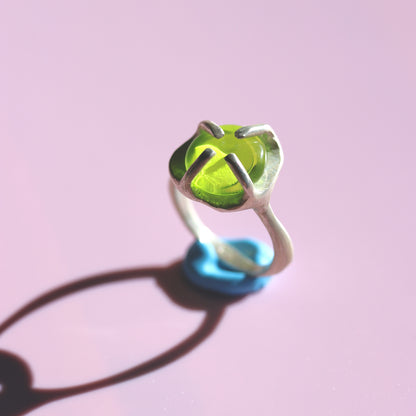 Glass Jewel Rings