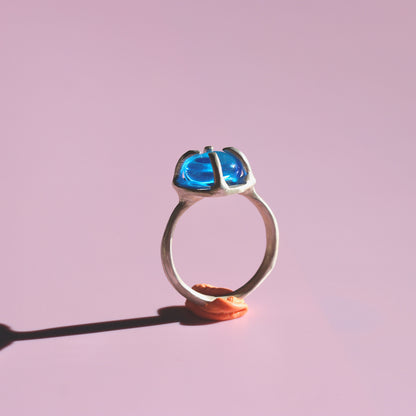 Glass Jewel Rings