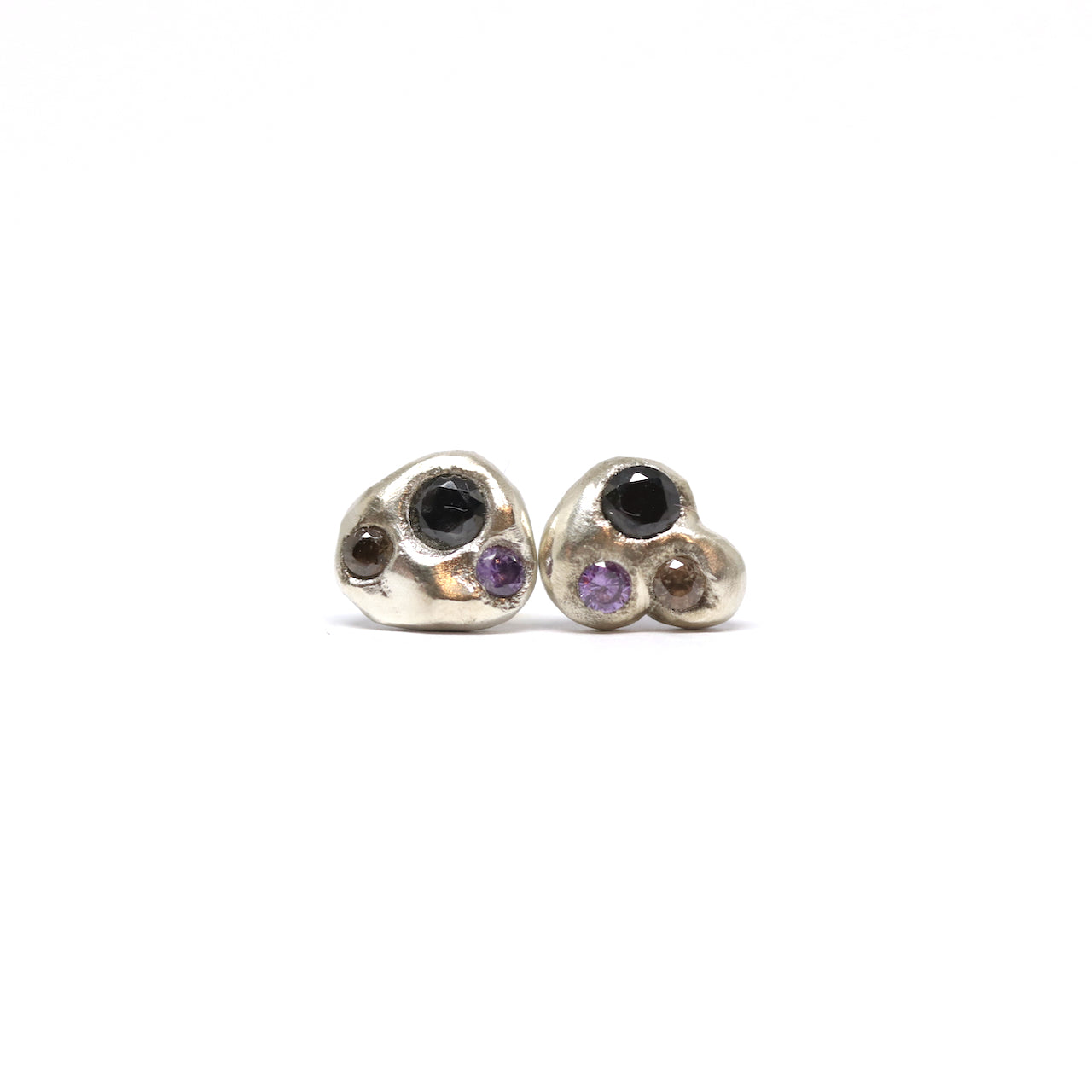 Fruit Bowl Studio. Melt Studs. Earrings made in New Zealand