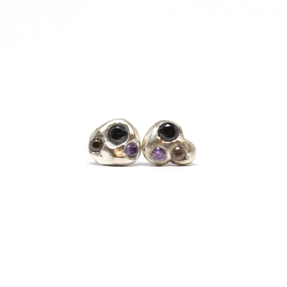 Fruit Bowl Studio. Melt Studs. Earrings made in New Zealand