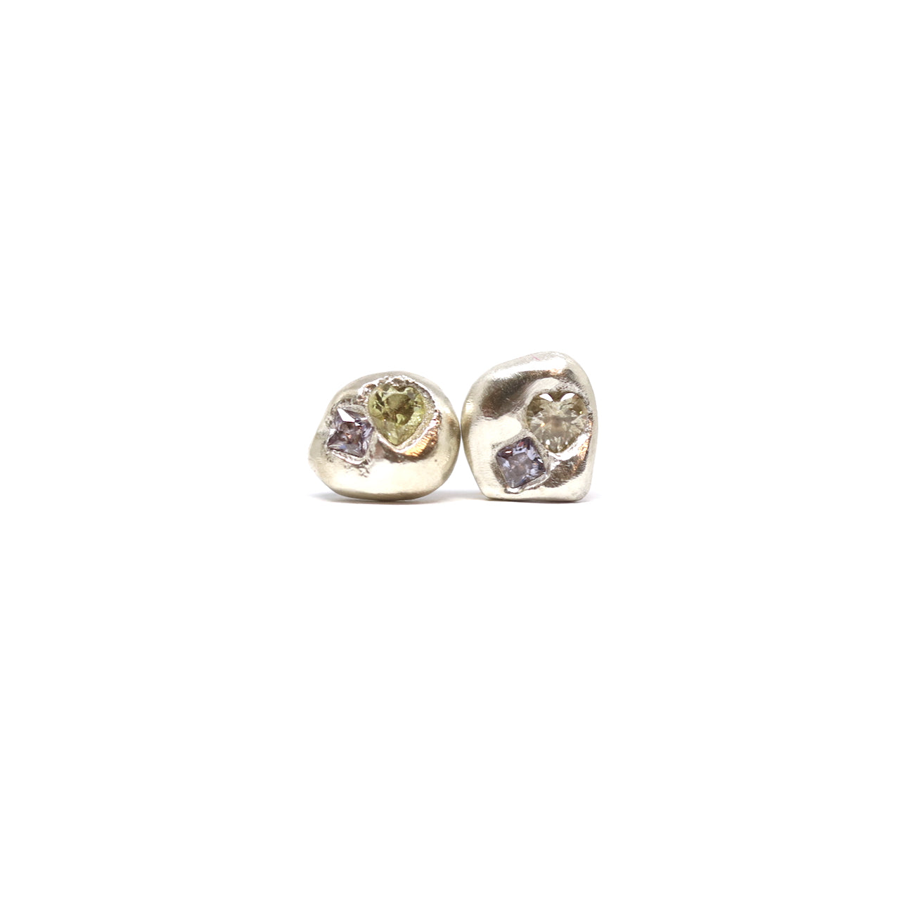 Fruit Bowl Studio. Melt Studs. Earrings made in New Zealand