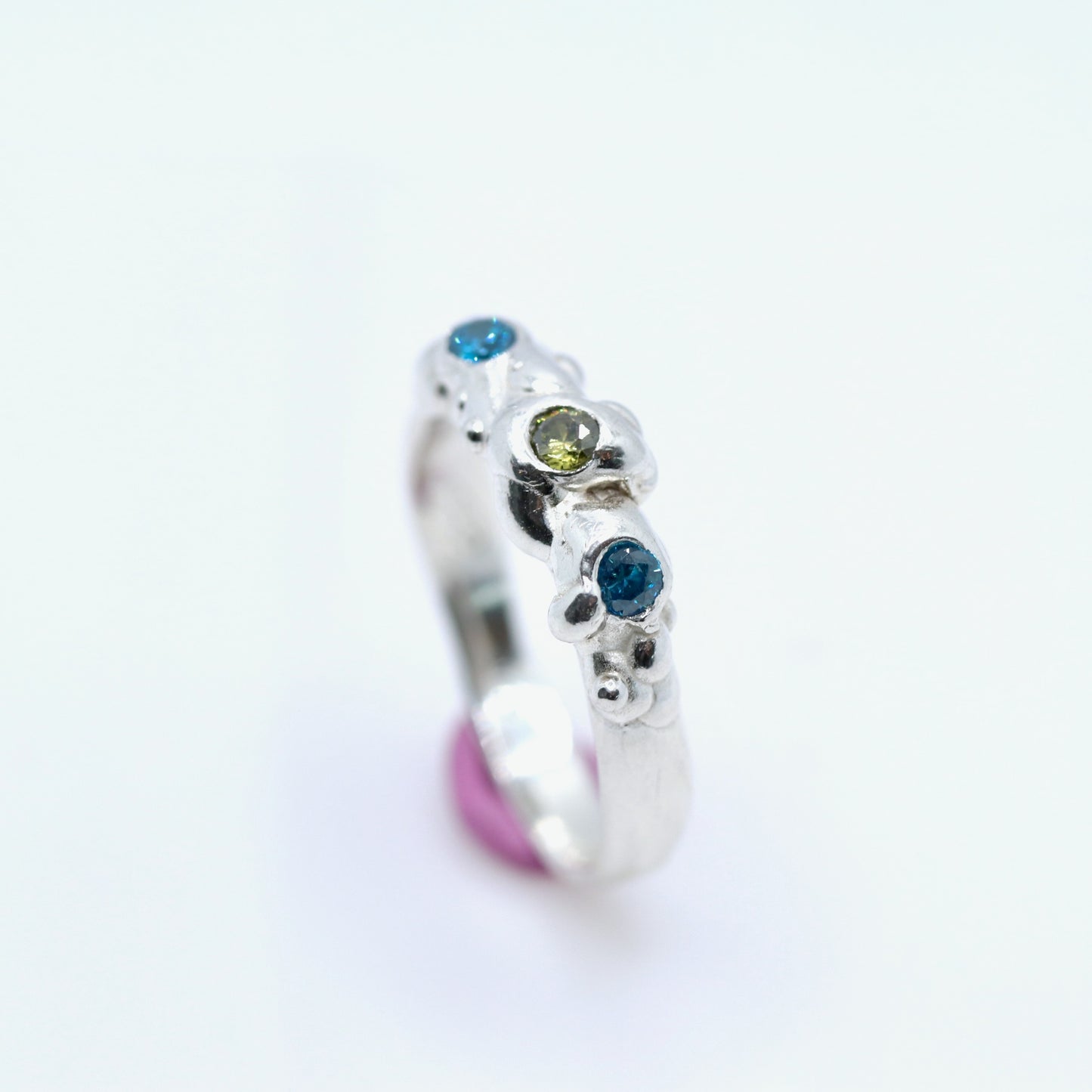 Ring -  Creature Feature - Blue & Olive