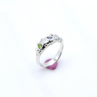 Ring -  Creature Feature - Blue & Olive