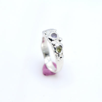 Ring -  Creature Feature - Blue & Olive