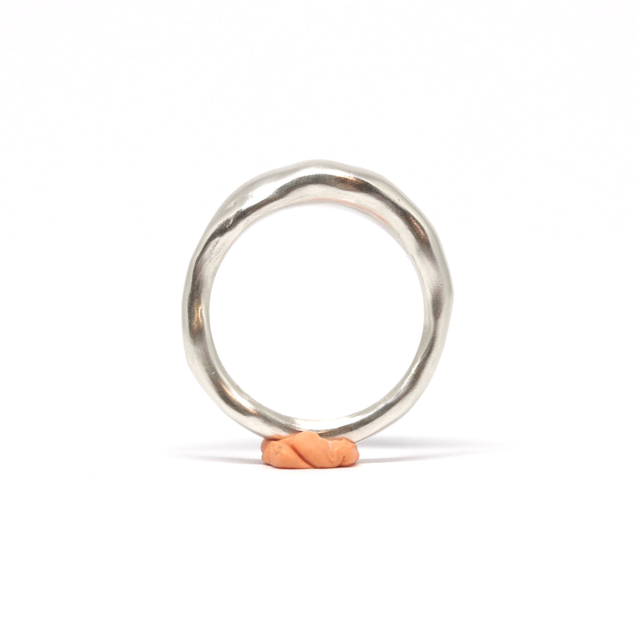 A curvy sterling silver ring. This ring was hand made in Wānaka, New Zealand by designer and jeweller Briar Hardy-Hesson.