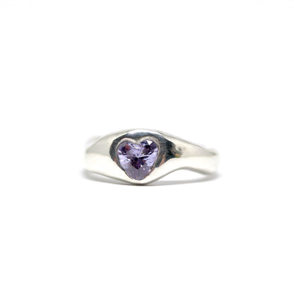 Ring - Lavender Heart