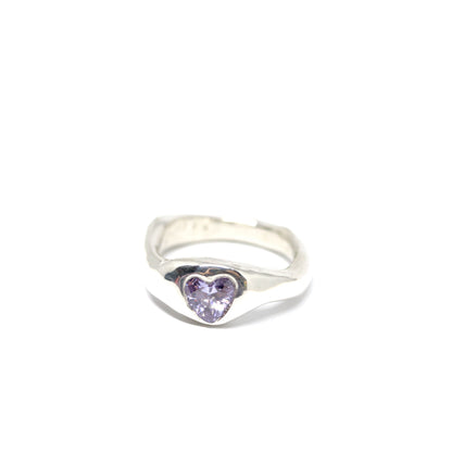 Ring - Lavender Heart