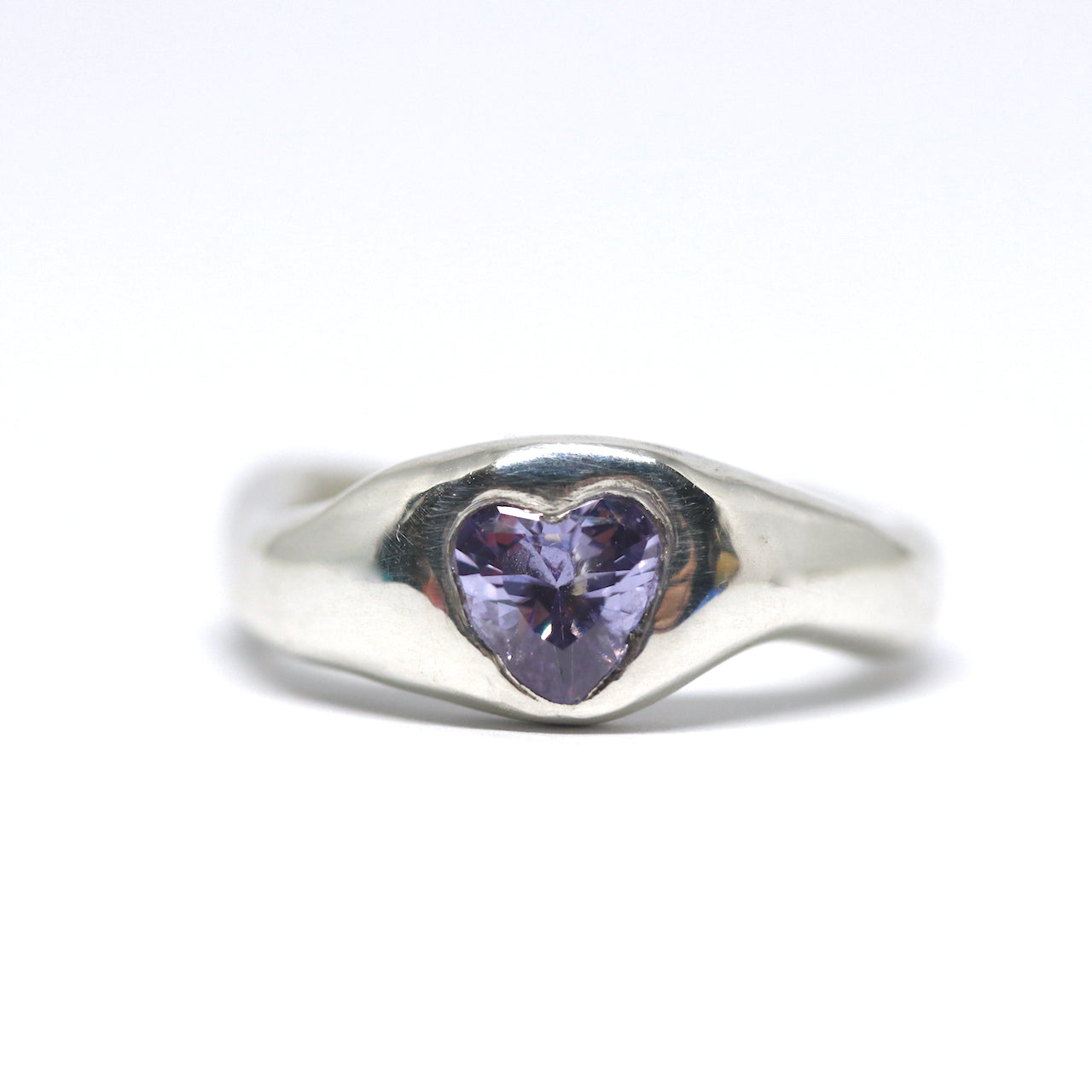 Ring - Lavender Heart