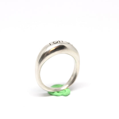 Toitū Te Tiriti Sterling Silver Ring