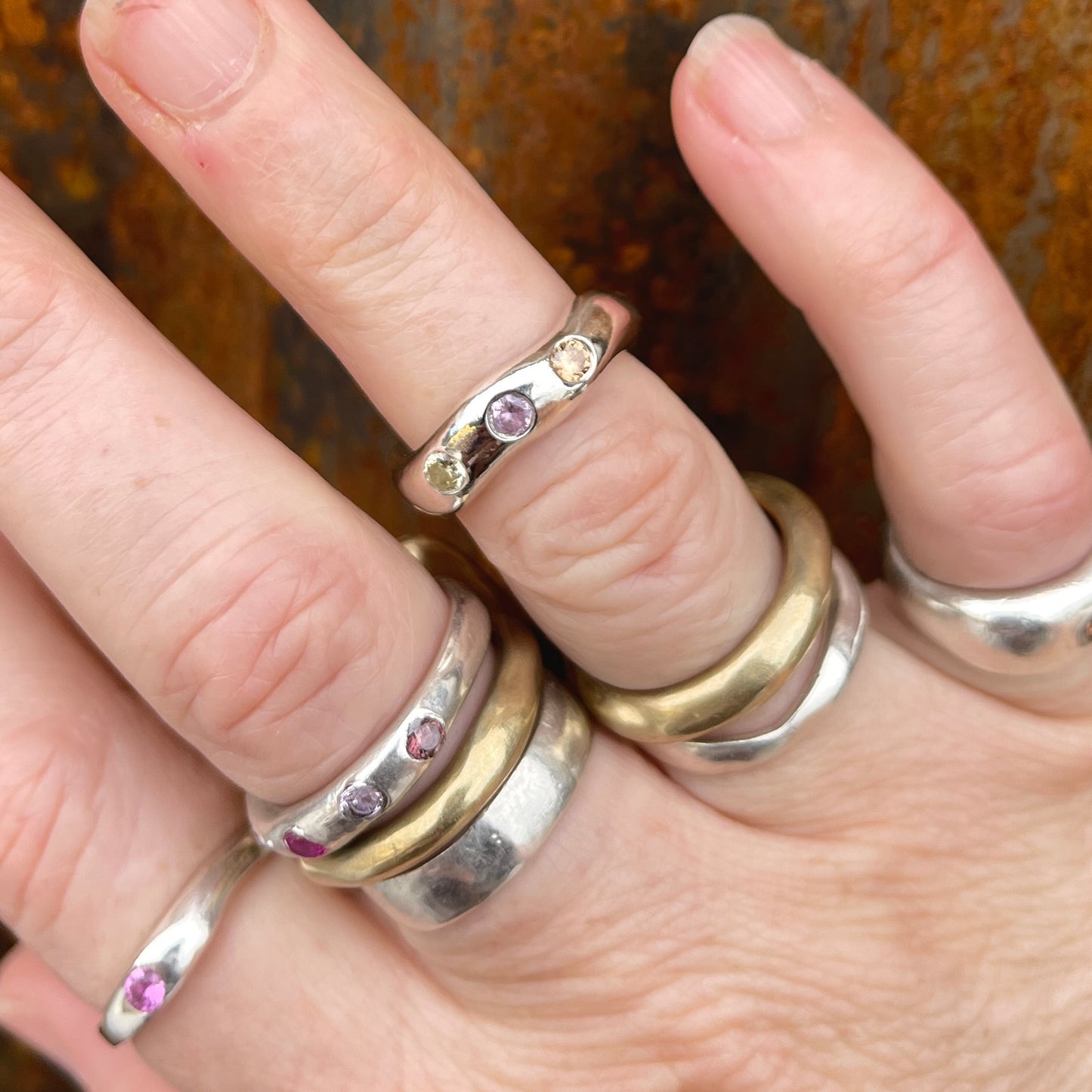 Ring -  Wonky Royal Soft Pink