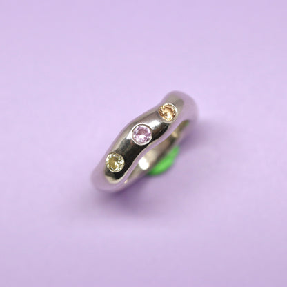 Ring -  Wonky Royal Soft Pink