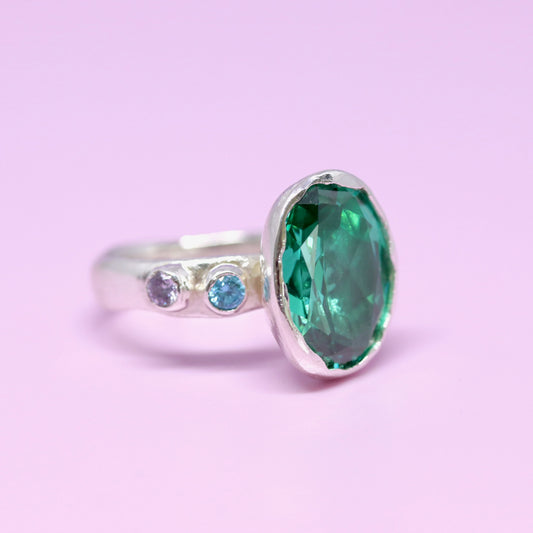 Ring - Cocktail Ring - Paraiba