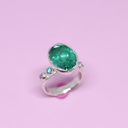 Ring - Cocktail Ring - Paraiba
