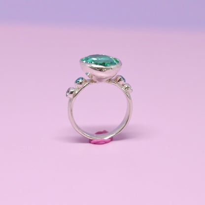 Ring - Cocktail Ring - Paraiba