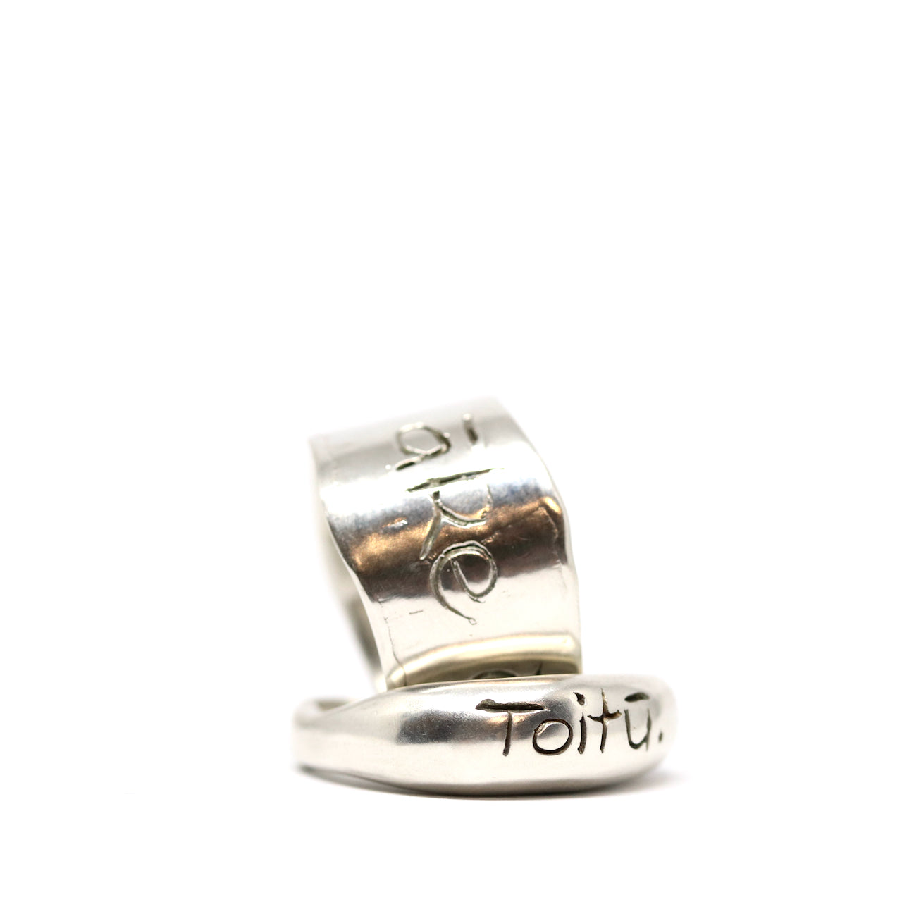 Toitū Te Tiriti Sterling Silver Ring