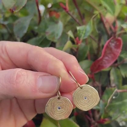 Spiral Bronze Earrings