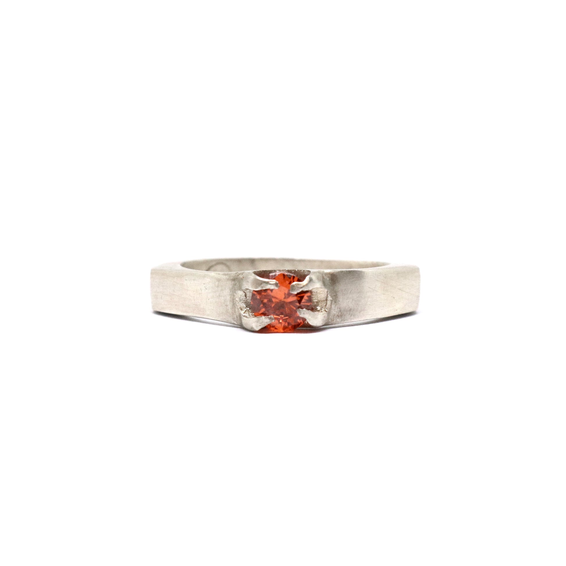 Silver and cubic zirconia rings. Made in Wanaka. Unique, colourful jewellery designed and crafted by New Zealand artist and jeweller Briar Hardy-Hesson.