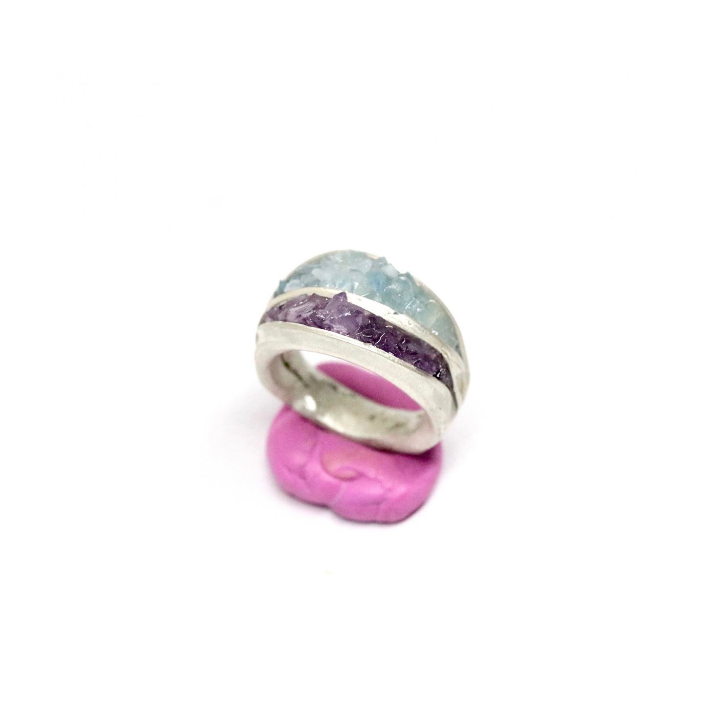 Silver and gemstone rings. Made in Wanaka. Unique, colourful jewellery designed and crafted by New Zealand artist and jeweller Briar Hardy-Hesson.